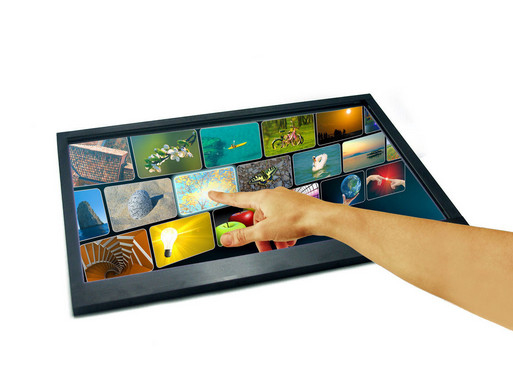 Optical Usb Touch Screen Panel CMOS LCD Monitors 15 Inch With High Resolution